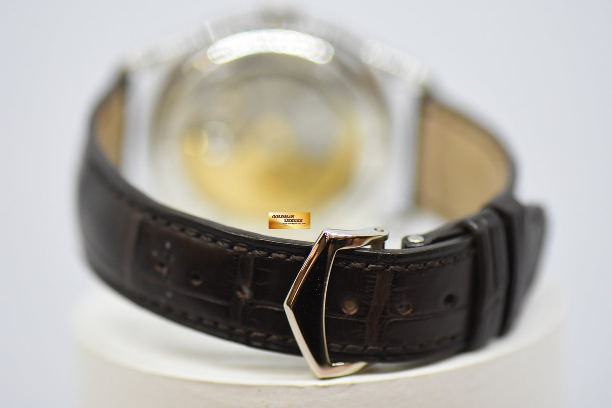 [SOLD] PATEK PHILIPPE COMPLICATIONS ANNUAL CALENDAR MOON-PHASE w/ POWER RESERVE 18K WHITE GOLD AUTOMATIC 5146G (MINT)