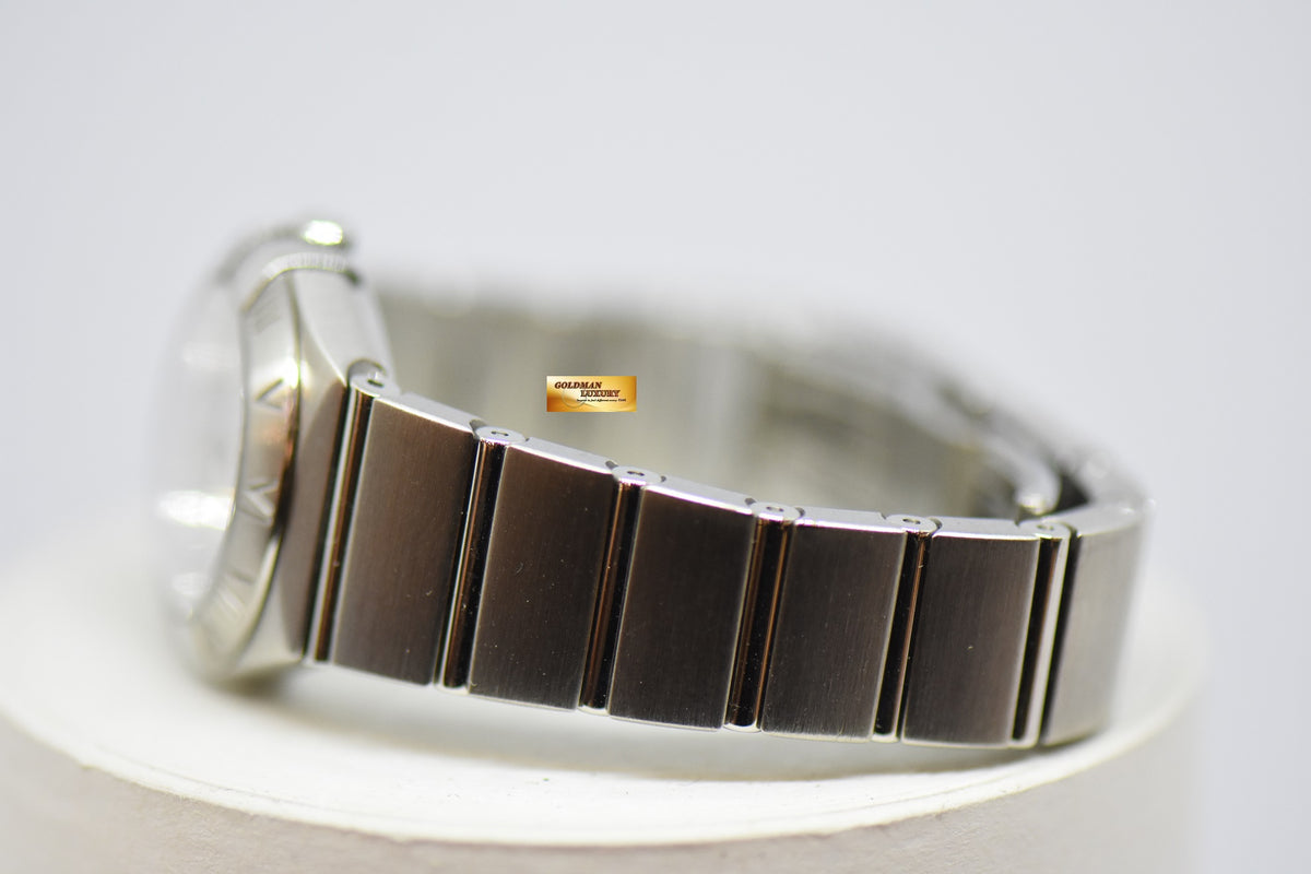 [SOLD] OMEGA CONSTELLATION 24mm STEEL IN BRACELET MOP DIAMOND DIAL QUARTZ (MINT)