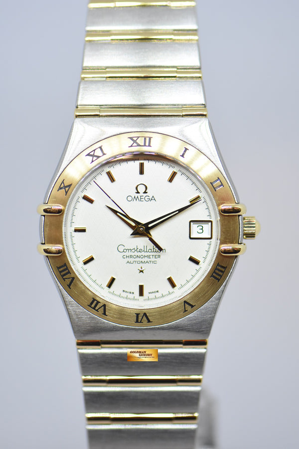 [SOLD] OMEGA CONSTELLATION MENS 36mm HALF-GOLD IN BRACELET WHITE DIAL AUTOMATIC 1202.3000 (NEAR MINT)