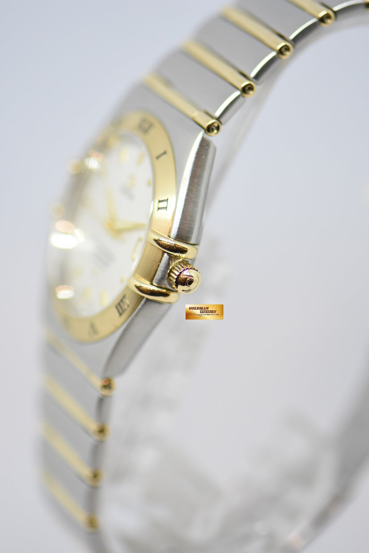 [SOLD] OMEGA CONSTELLATION MENS 36mm HALF-GOLD IN BRACELET WHITE DIAL AUTOMATIC 1202.3000 (NEAR MINT)