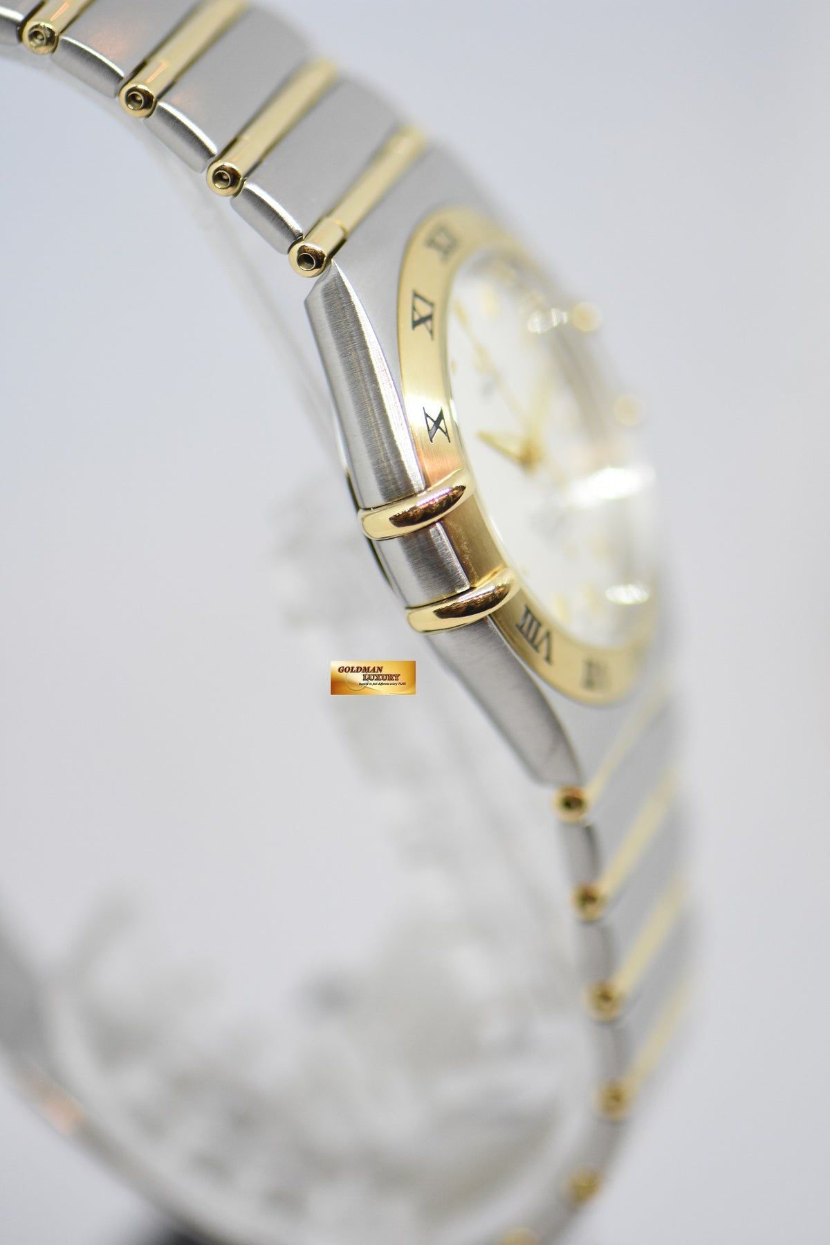 [SOLD] OMEGA CONSTELLATION MENS 36mm HALF-GOLD IN BRACELET WHITE DIAL AUTOMATIC 1202.3000 (NEAR MINT)