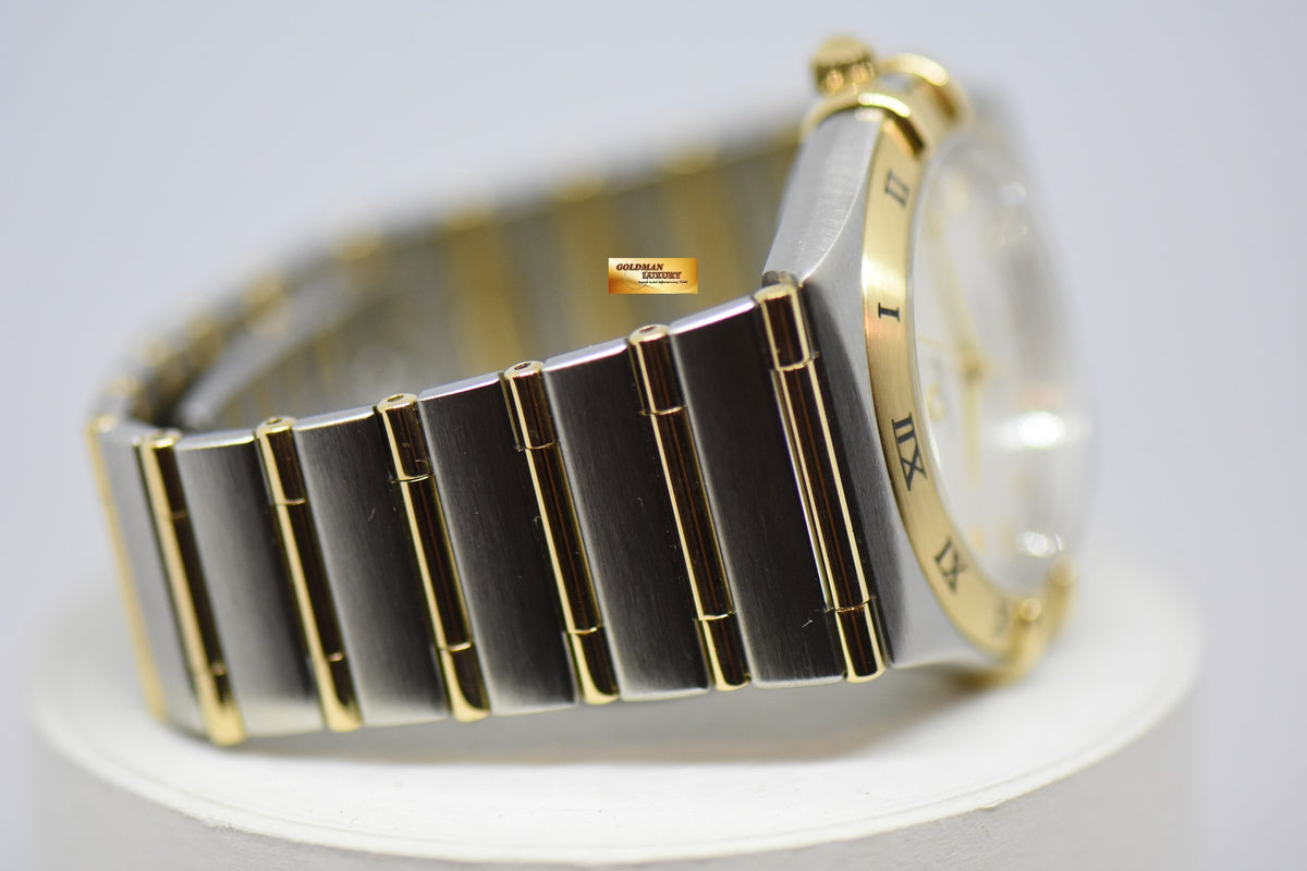 [SOLD] OMEGA CONSTELLATION MENS 36mm HALF-GOLD IN BRACELET WHITE DIAL AUTOMATIC 1202.3000 (NEAR MINT)