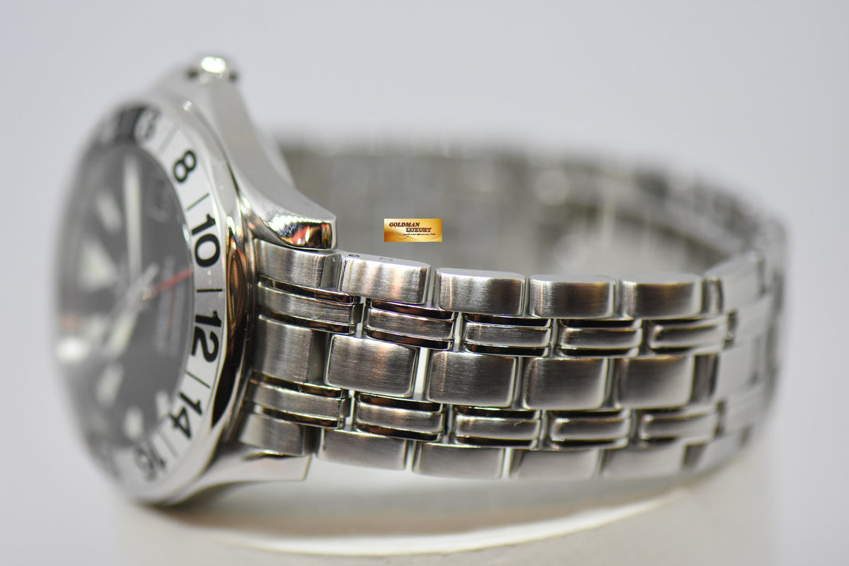 [SOLD] OMEGA SEAMASTER 300 GMT “50TH ANNIVERSARY” STEEL IN BRACELET BLACK DIAL AUTOMATIC 2534.5000 (NEAR MINT)