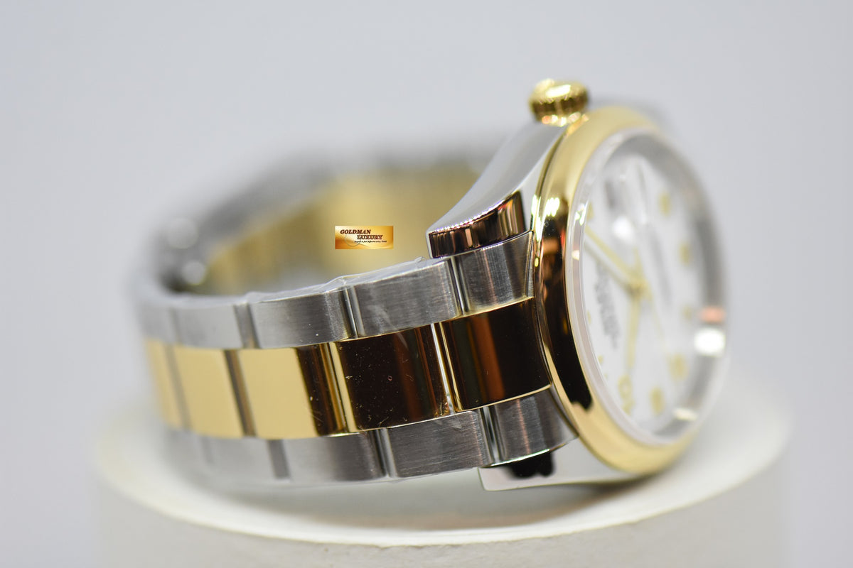 [SOLD] ROLEX OYSTER DATEJUST 36mm ARABIC NUMERAL DIAL HALF-GOLD OYSTER BRACELET AUTOMATIC 116203 (LNIB)