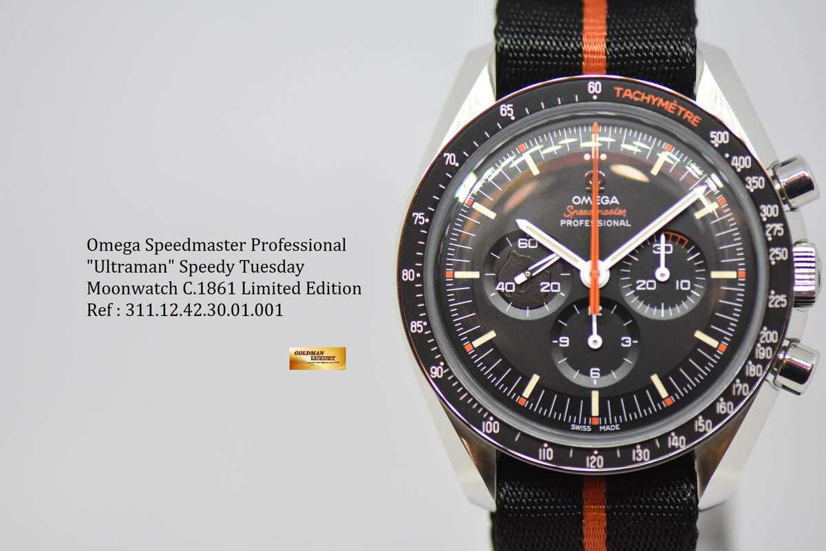 [SOLD] OMEGA SPEEDMASTER PROFESSIONAL MOON WATCH “ULTRAMAN” SPEEDY TUESDAY LIMITED EDITION C.1861 MANUAL (NEW-UNWORN)