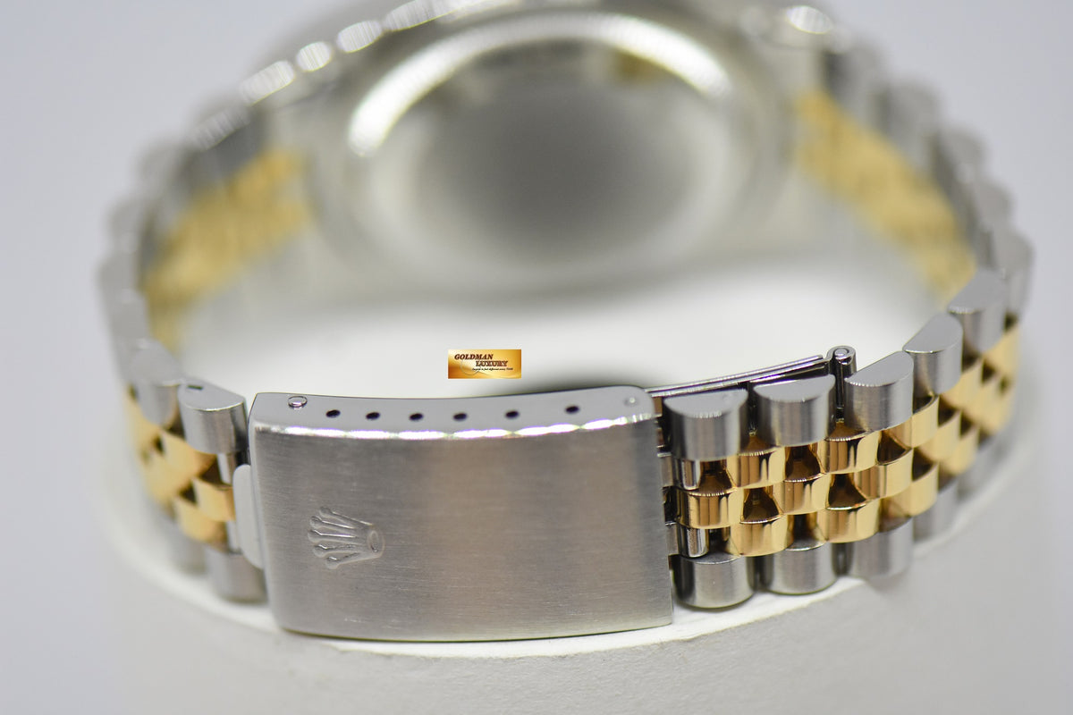 [SOLD] ROLEX OYSTER PERPETUAL DATEJUST 36mm JUBILEE HALF-GOLD BRACELET COMPUTER DIAMOND DIAL 16233 (MINT)