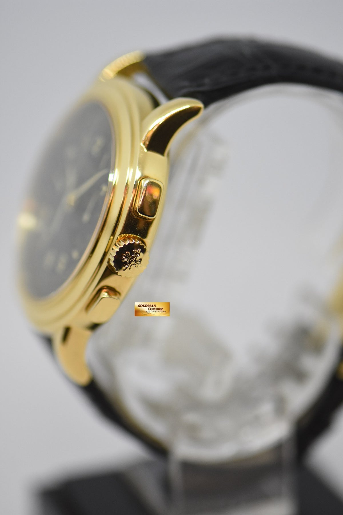 [SOLD] PATEK PHILIPPE CHRONOGRAPH 40mm YELLOW GOLD IN LEATHER MANUAL WINDING 5070J (NEAR MINT)