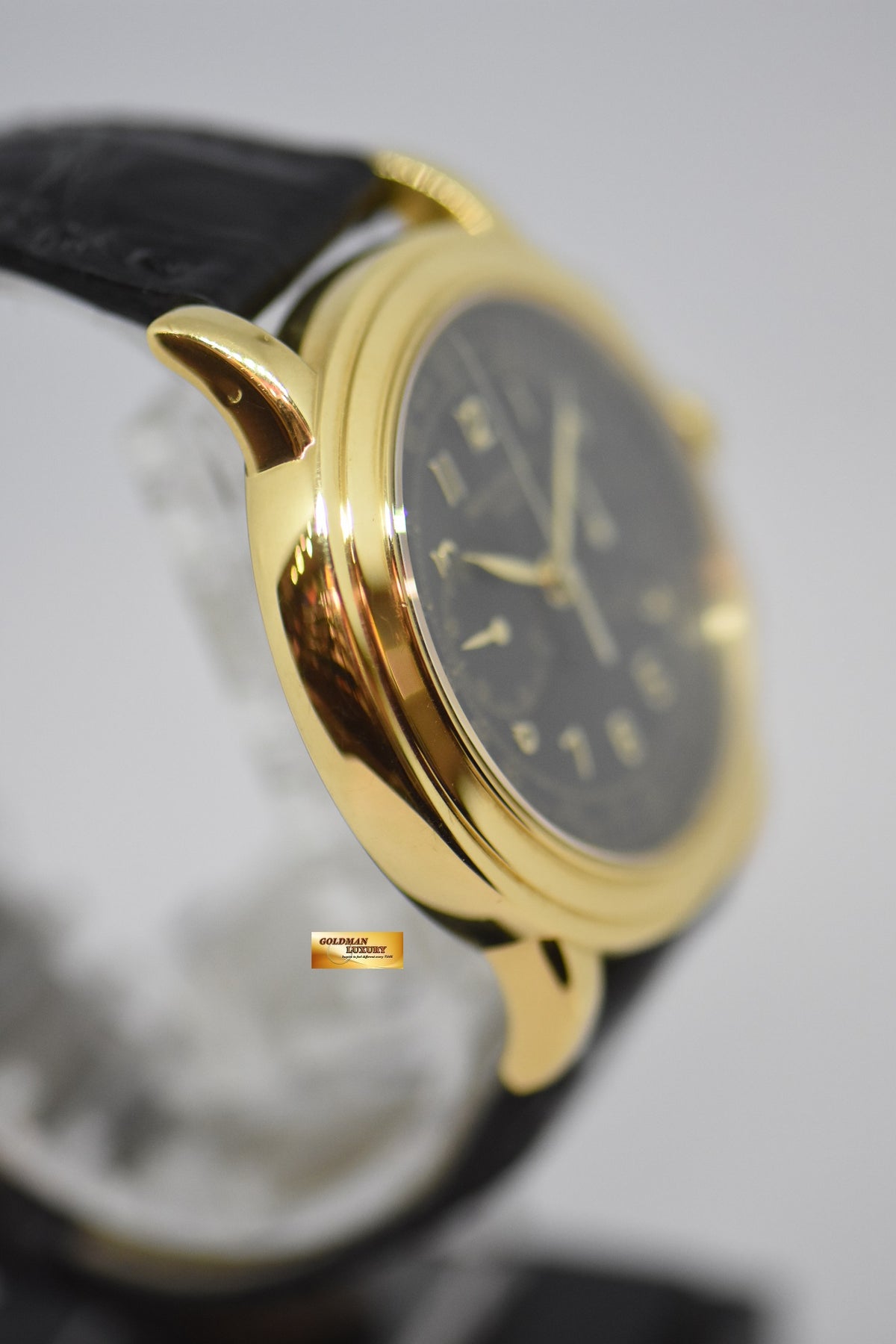 [SOLD] PATEK PHILIPPE CHRONOGRAPH 40mm YELLOW GOLD IN LEATHER MANUAL WINDING 5070J (NEAR MINT)