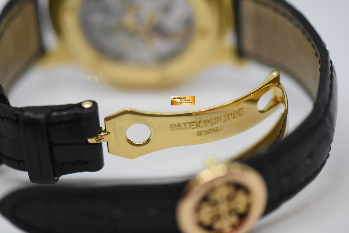 [SOLD] PATEK PHILIPPE CHRONOGRAPH 40mm YELLOW GOLD IN LEATHER MANUAL WINDING 5070J (NEAR MINT)