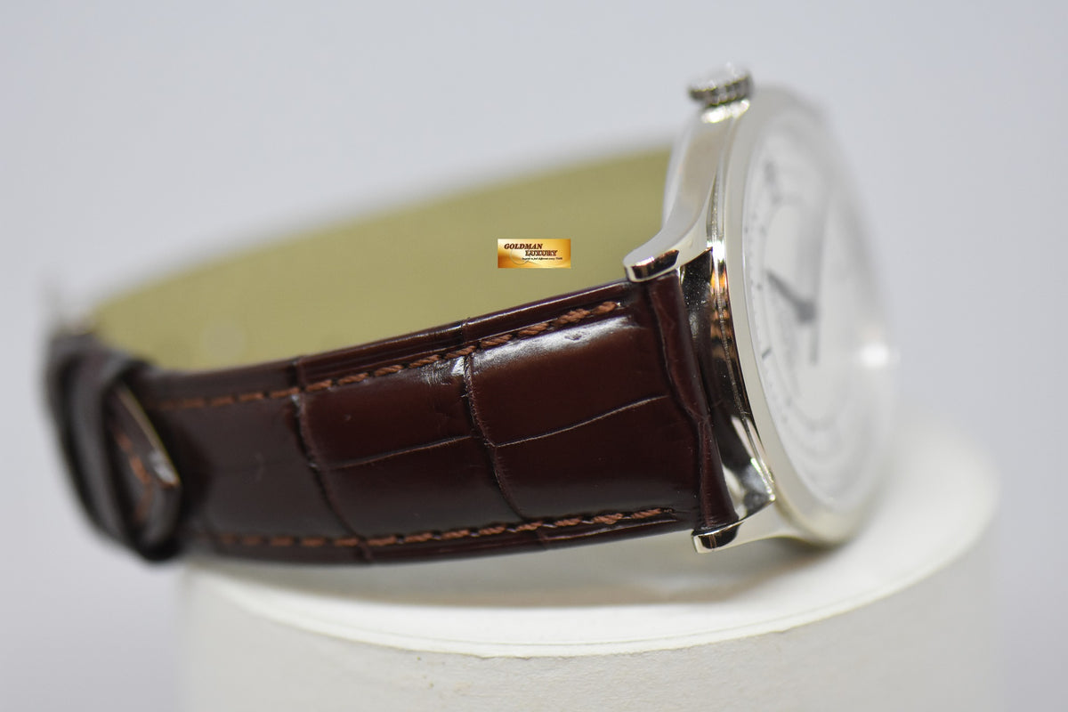 [SOLD] PATEK PHILIPPE CALATRAVA 38mm WHITE GOLD SECTOR DIAL AUTOMATIC 5296G (NEAR MINT)