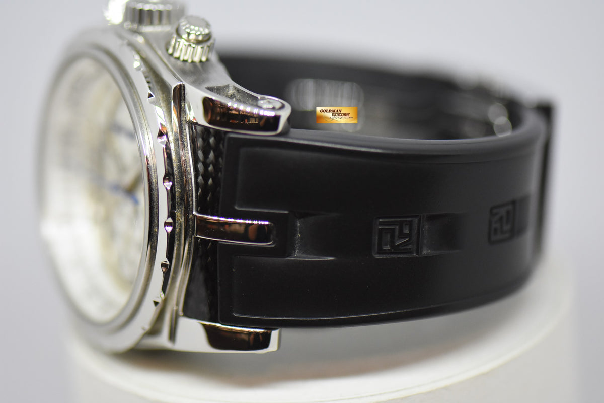 [SOLD] ROGER DUBUIS SYMPATHIE CHRONOGRAPH 43mm ITALIAN EDITION STEEL IN RUBBER MANUAL WINDING LIMITED EDITION OF 88 (NEAR MINT)