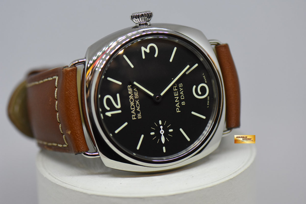 [SOLD] PANERAI RADIOMIR BLACK SEAL 45mm 8 DAYS POWER RESERVE P.5000 MANUAL WINDING PAM 609 (LNIB)