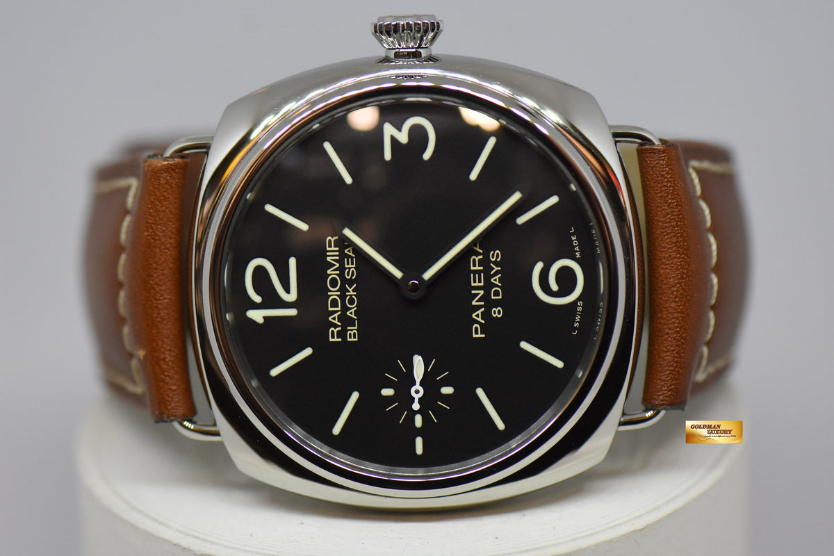 [SOLD] PANERAI RADIOMIR BLACK SEAL 45mm 8 DAYS POWER RESERVE P.5000 MANUAL WINDING PAM 609 (LNIB)