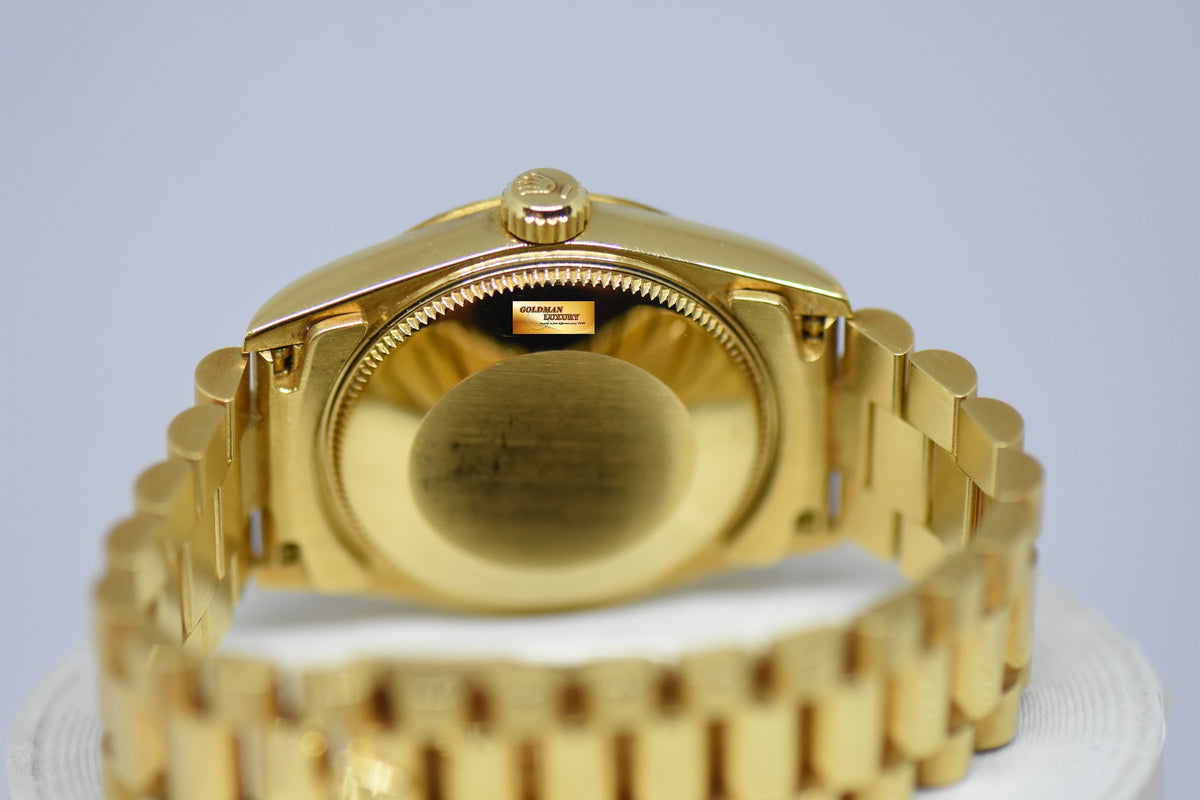 [SOLD] ROLEX OYSTER PERPETUAL DATEJUST 31mm GOLD DIAMOND COMPUTER DIAL 68278 (MINT)