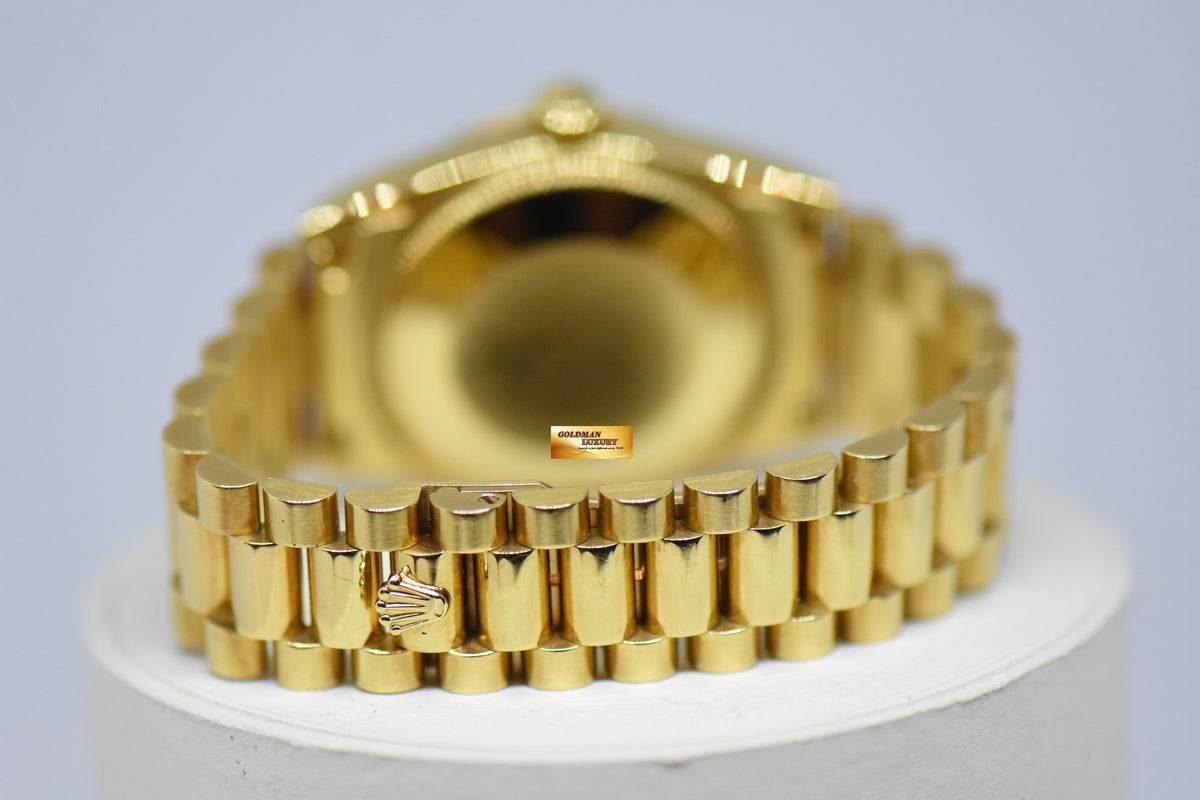 [SOLD] ROLEX OYSTER PERPETUAL DATEJUST 31mm GOLD DIAMOND COMPUTER DIAL 68278 (MINT)