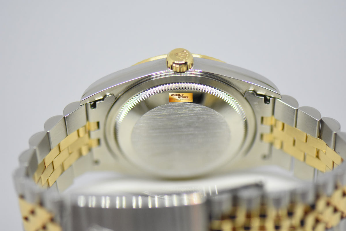 [SOLD] ROLEX OYSTER DATEJUST 36mm ARABIC NUMERAL COMPUTER DIAL HALF-GOLD JUBILEE BRACELET AUTOMATIC 16233 (MINT)