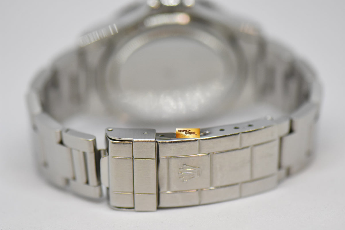 ROLEX OYSTER VINTAGE SUBMARINER 40mm STEEL IN BRACELET BLACK 1680 “SWISS” DIAL (SERVICED) (MINT)