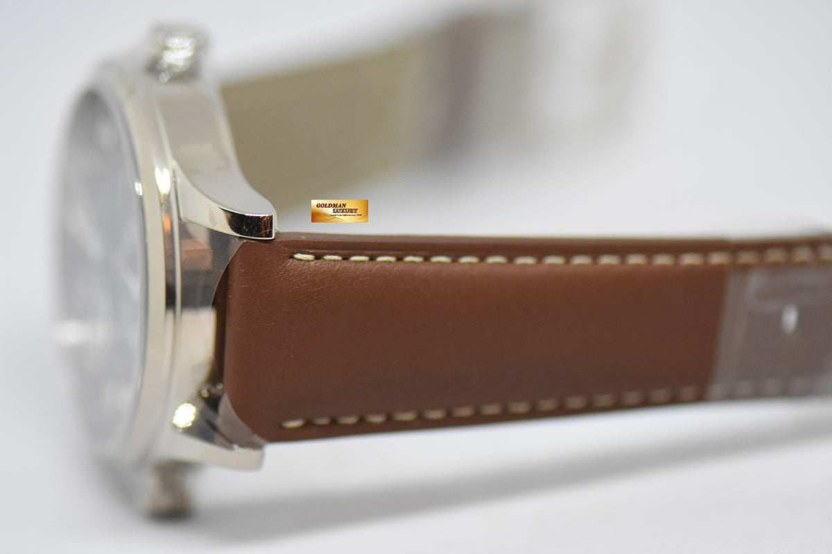 [SOLD] PATEK PHILIPPE PILOT 42mm TRAVEL TIME WHITE GOLD IN LEATHER STRAP 5524G (NEW-UNWORN)