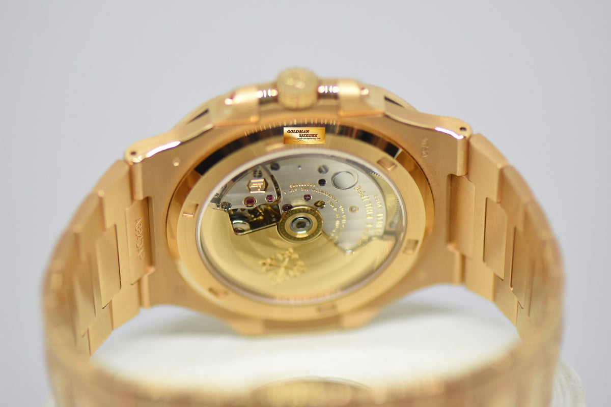 [SOLD] PATEK PHILIPPE NAUTILUS 40mm 18K ROSE GOLD IN BRACELET AUTOMATIC 5711/1R (LNIB)