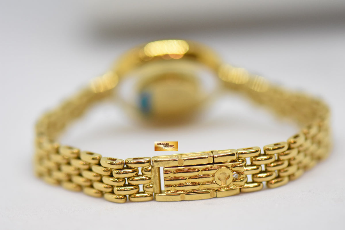 [SOLD] CHOPARD HAPPY DIAMONDS LADIES YELLOW GOLD QUARTZ 20/4879 (MINT)