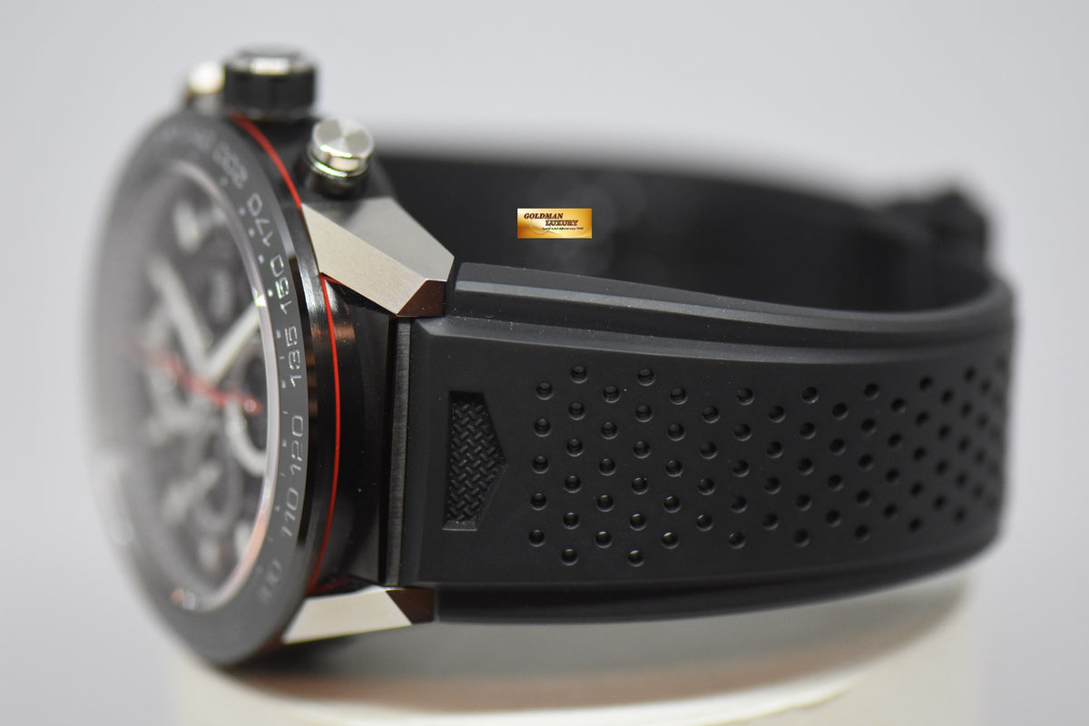 [SOLD] TAG HEUER CARRERA HEUER 01 45mm CHRONOGRAPH CERAMIC BEZEL AUTOMATIC CAR2A1Z-0 (UNWORN)