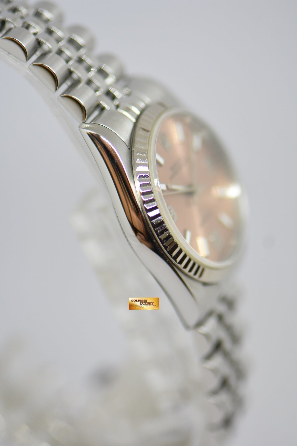 [SOLD] ROLEX OYSTER PERPETUAL BOYSIZE 31mm STEEL JUBILEE BRACELET 67514 [RECON DIAL] (MINT)