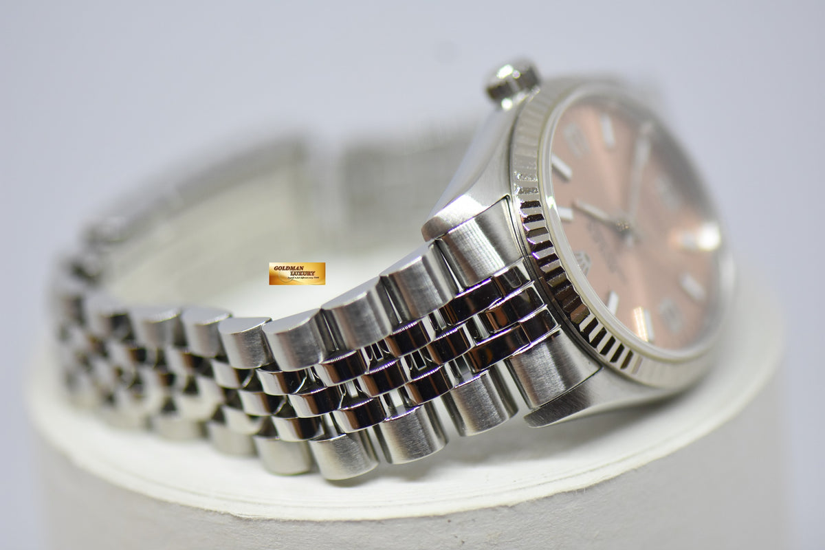 [SOLD] ROLEX OYSTER PERPETUAL BOYSIZE 31mm STEEL JUBILEE BRACELET 67514 [RECON DIAL] (MINT)