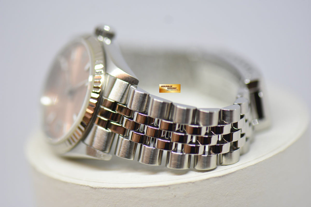 [SOLD] ROLEX OYSTER PERPETUAL BOYSIZE 31mm STEEL JUBILEE BRACELET 67514 [RECON DIAL] (MINT)