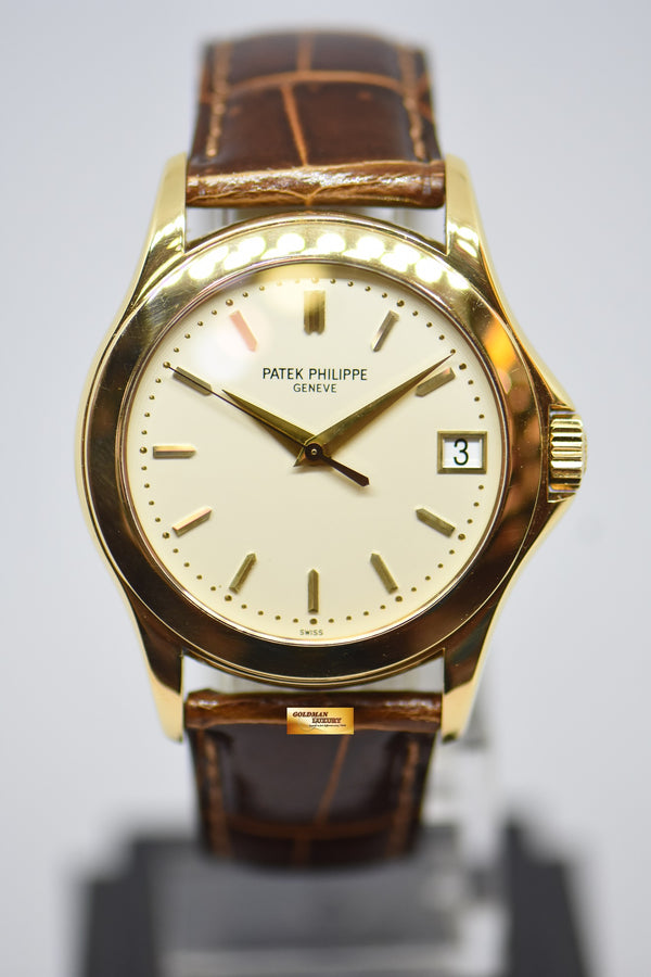 [SOLD] PATEK PHILIPPE CALATRAVA 18K YELLOW GOLD 37mm AUTOMATIC 5107 (NEAR MINT)