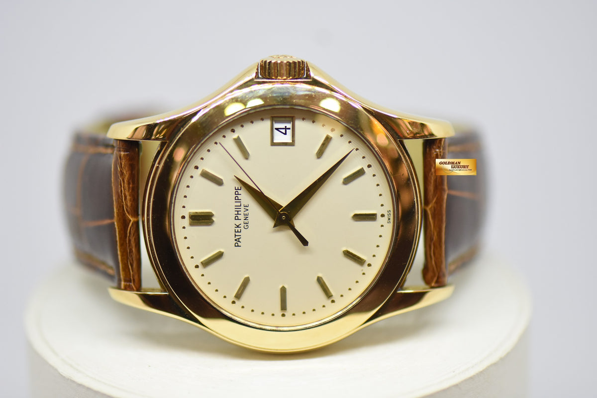 [SOLD] PATEK PHILIPPE CALATRAVA 18K YELLOW GOLD 37mm AUTOMATIC 5107 (NEAR MINT)