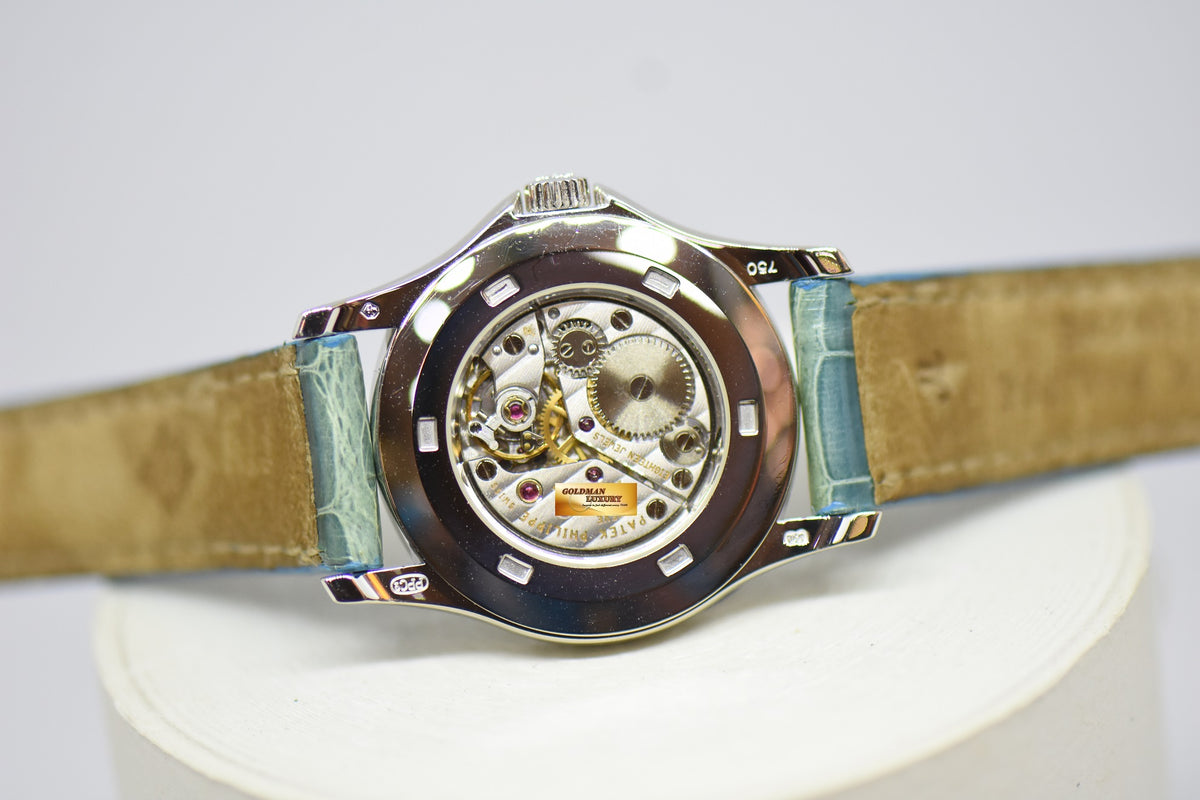 [SOLD] PATEK PHILIPPE CALATRAVA LADY 28mm WHITE GOLD MANUAL WINDING 4905G (NEAR MINT)