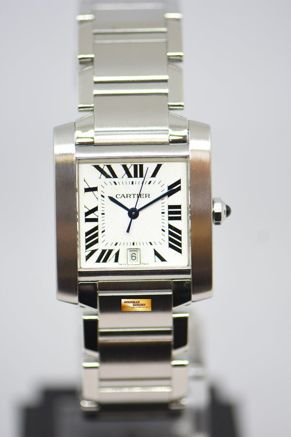 [SOLD] CARTIER FRANCAISE MIDSIZE STEEL IN BRACELET AUTOMATIC 2302 (NEAR MINT)