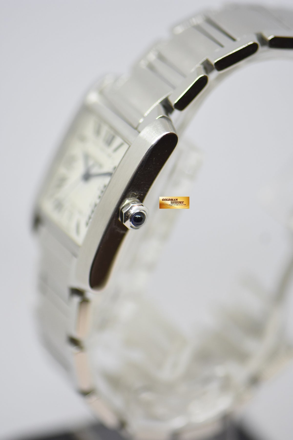 [SOLD] CARTIER FRANCAISE MIDSIZE STEEL IN BRACELET AUTOMATIC 2302 (NEAR MINT)