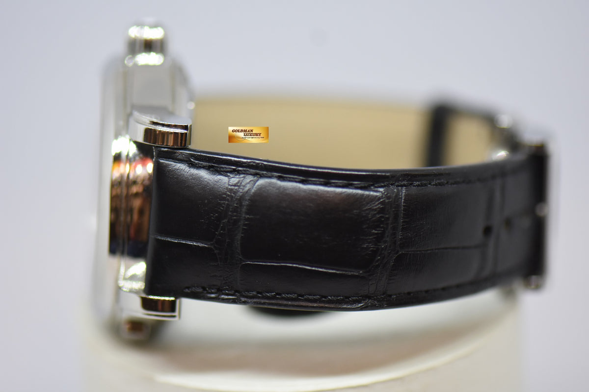 [SOLD] MONT BLANC NICOLAS RIEUSSEC STEEL IN LEATHER MONOPUSHER CHRONOGRAPH WITH HOMETIME AUTOMATIC (NEAR MINT)