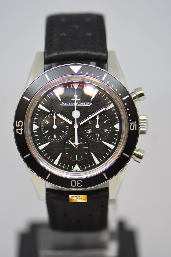 [SOLD] JLC MASTER COMPRESSOR DEEPSEA CHRONOGRAPH 42mm STEEL IN LEATHER STRAP AUTOMATIC Q2068570 (MINT)