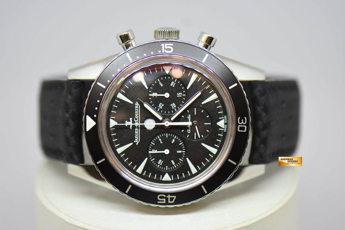 [SOLD] JLC MASTER COMPRESSOR DEEPSEA CHRONOGRAPH 42mm STEEL IN LEATHER STRAP AUTOMATIC Q2068570 (MINT)