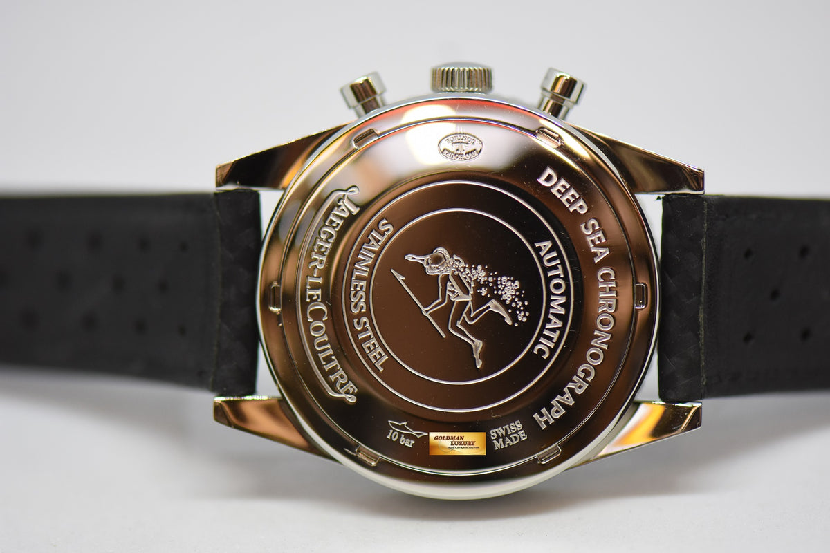 [SOLD] JLC MASTER COMPRESSOR DEEPSEA CHRONOGRAPH 42mm STEEL IN LEATHER STRAP AUTOMATIC Q2068570 (MINT)