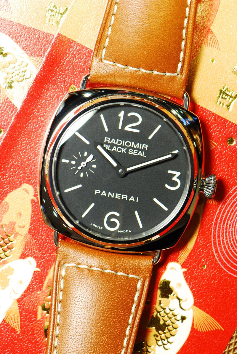 Panerai radiomir black best sale seal pam 183