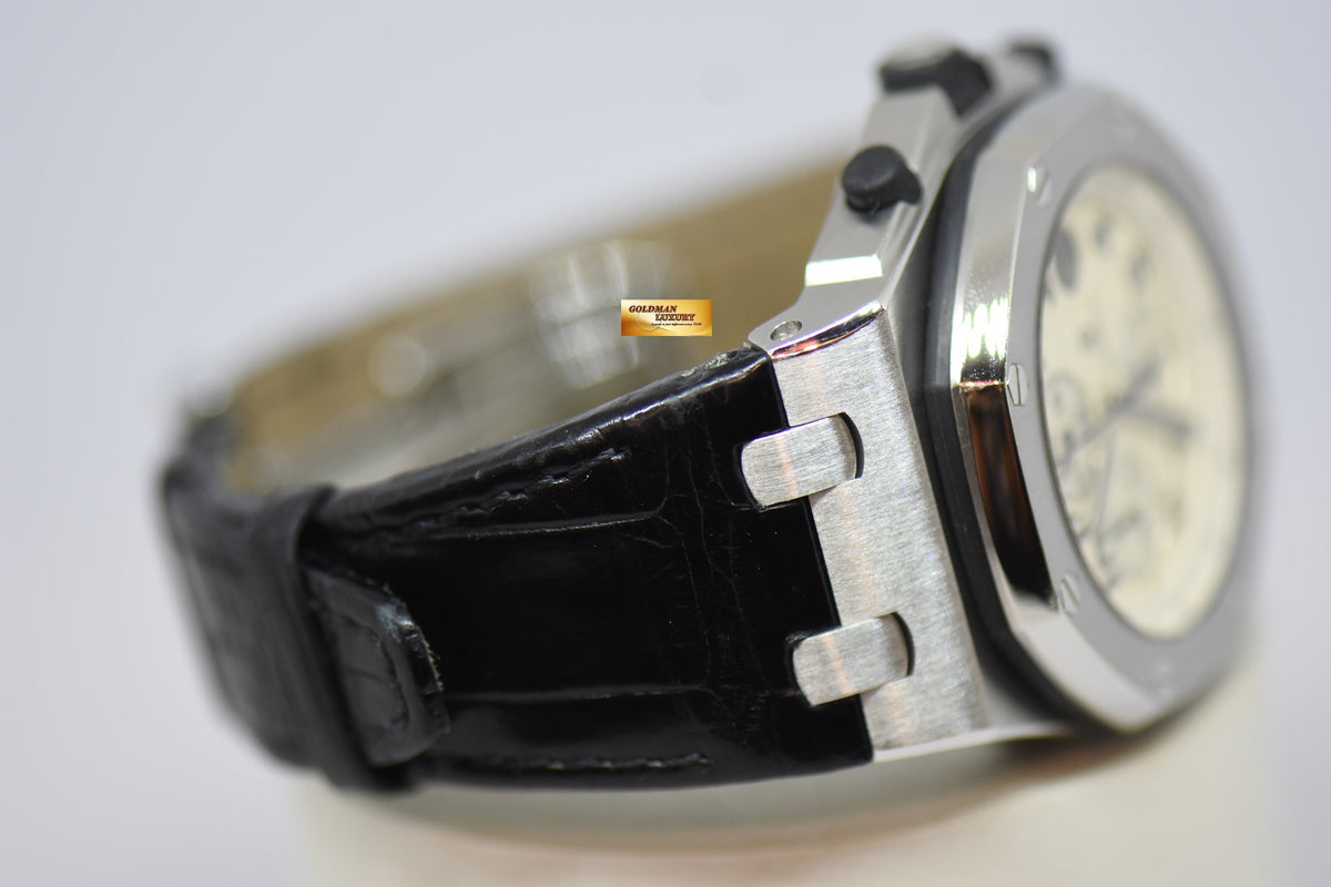 [SOLD] AUDEMARS PIGUET ROYAL OAK OFFSHORE SAFARI CHRONOGRAPH 42mm STEEL IN LEATHER STRAP AUTOMATIC 26020ST (MINT)