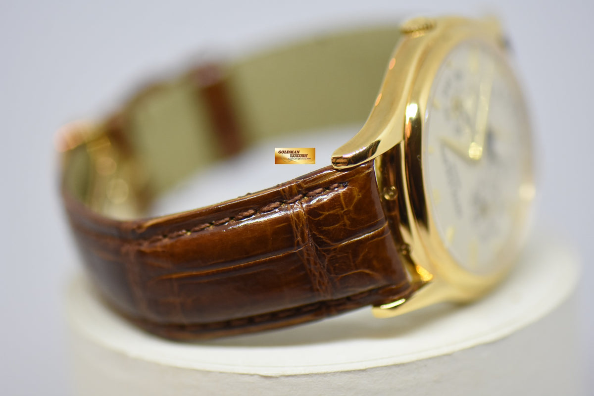 [SOLD] PATEK PHILIPPE PERPETUAL CALENDAR MOONPHASE 37mm 18K YELLOW GOLD 5140J (MINT)