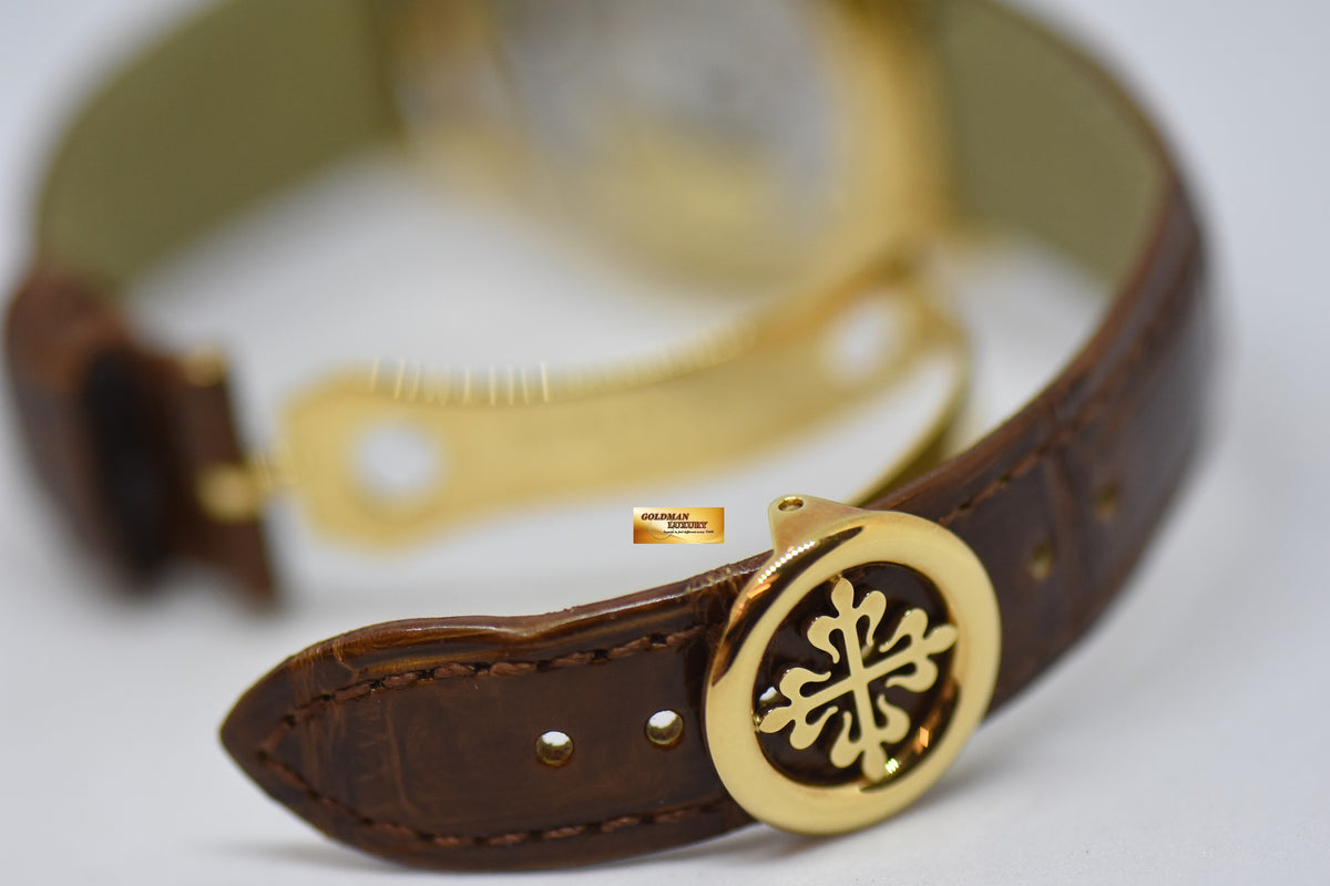 [SOLD] PATEK PHILIPPE PERPETUAL CALENDAR MOONPHASE 37mm 18K YELLOW GOLD 5140J (MINT)