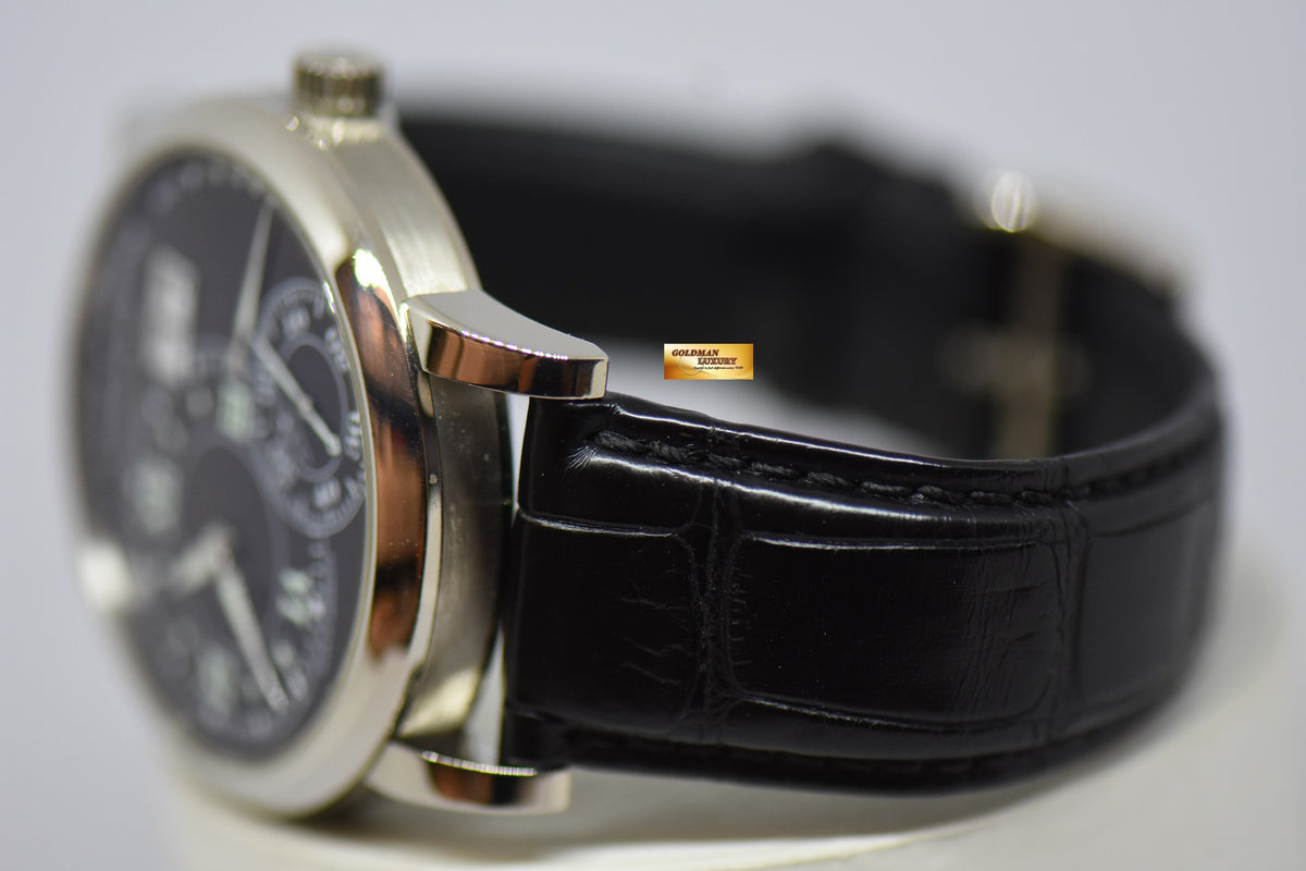 [SOLD] A.LANGE & SOHNE GRAND LANGE 1 LUMINOUS BLACK DIAL BIG DATE WHITE GOLD MANUAL WINDING 115.029 (MINT)