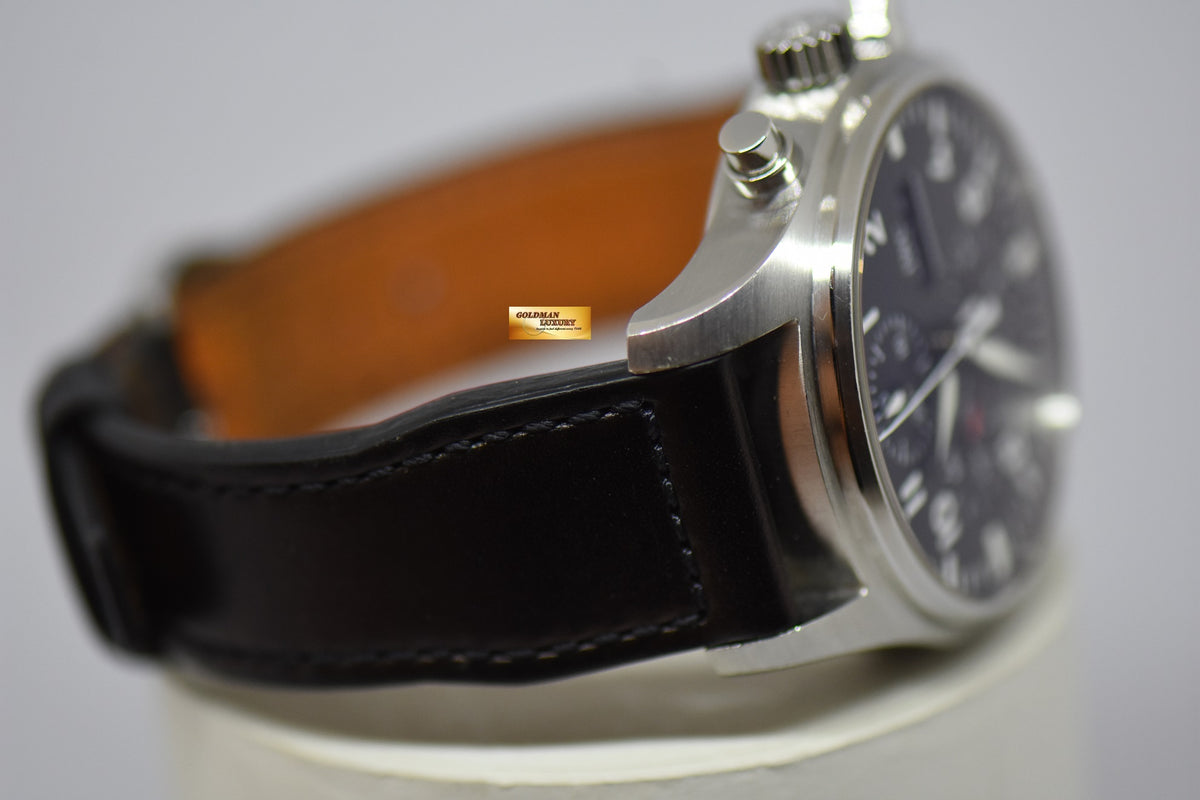 [SOLD] IWC PILOT MEN’S CHRONOGRAPH 43mm DAY-DATE AUTOMATIC IW3777-09 (MINT)