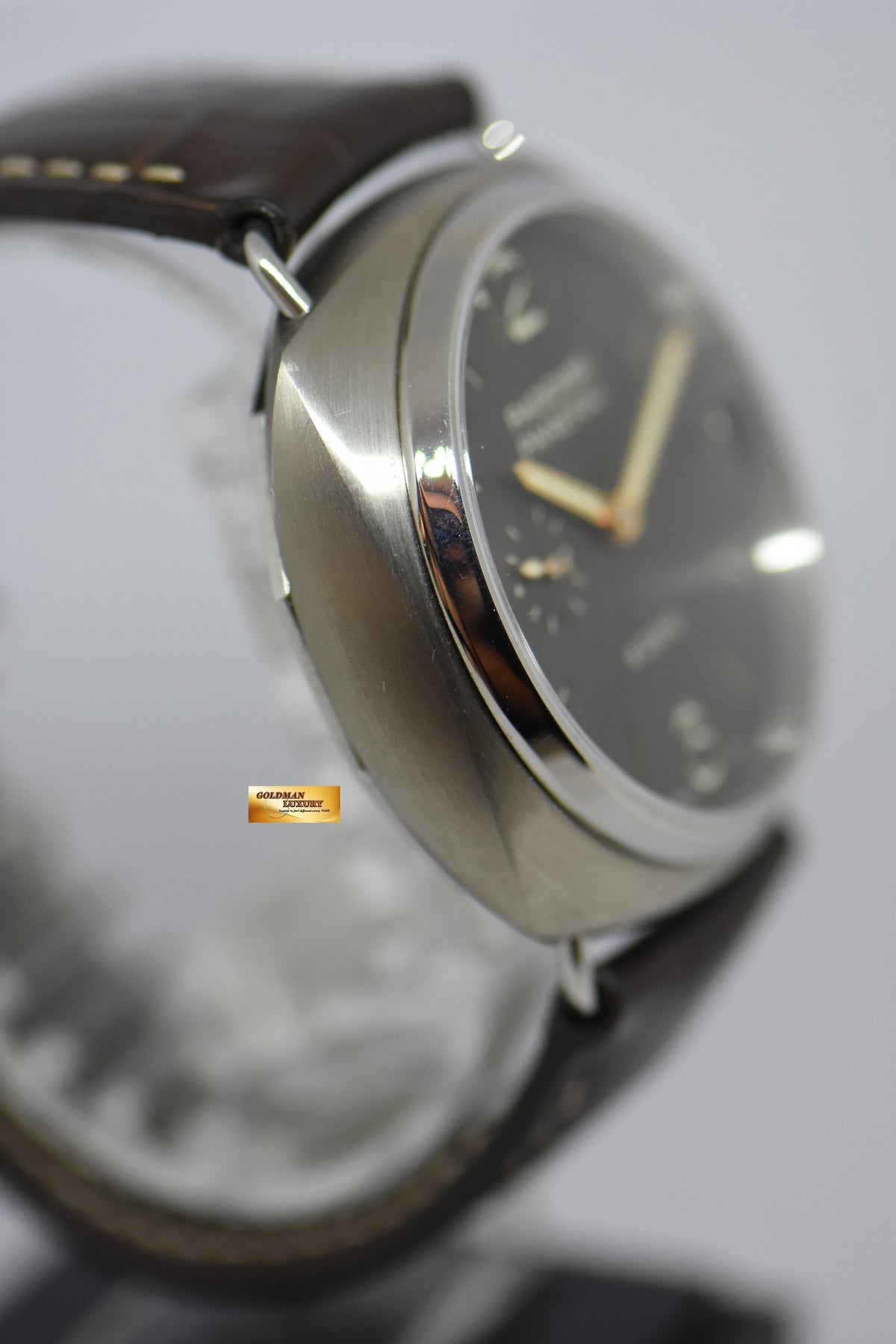 [SOLD] PANERAI RADIOMIR 45mm TITANIUM 8 DAYS POWER RESERVE TOBACCO BROWN DIAL MANUAL WINDING PAM 346 (MINT)