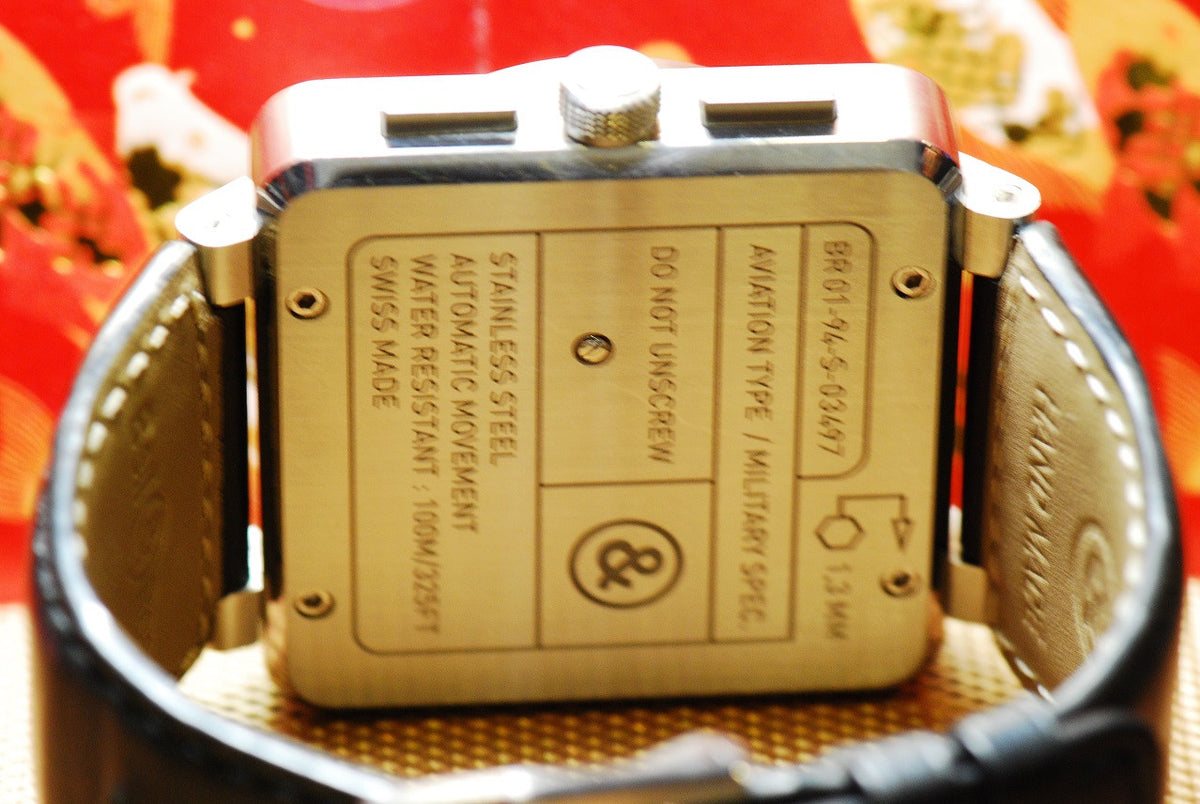 [SOLD] BELL & ROSS BR01-94 CHRONOGRAPH STAINLESS AUTOMATIC (MINT)