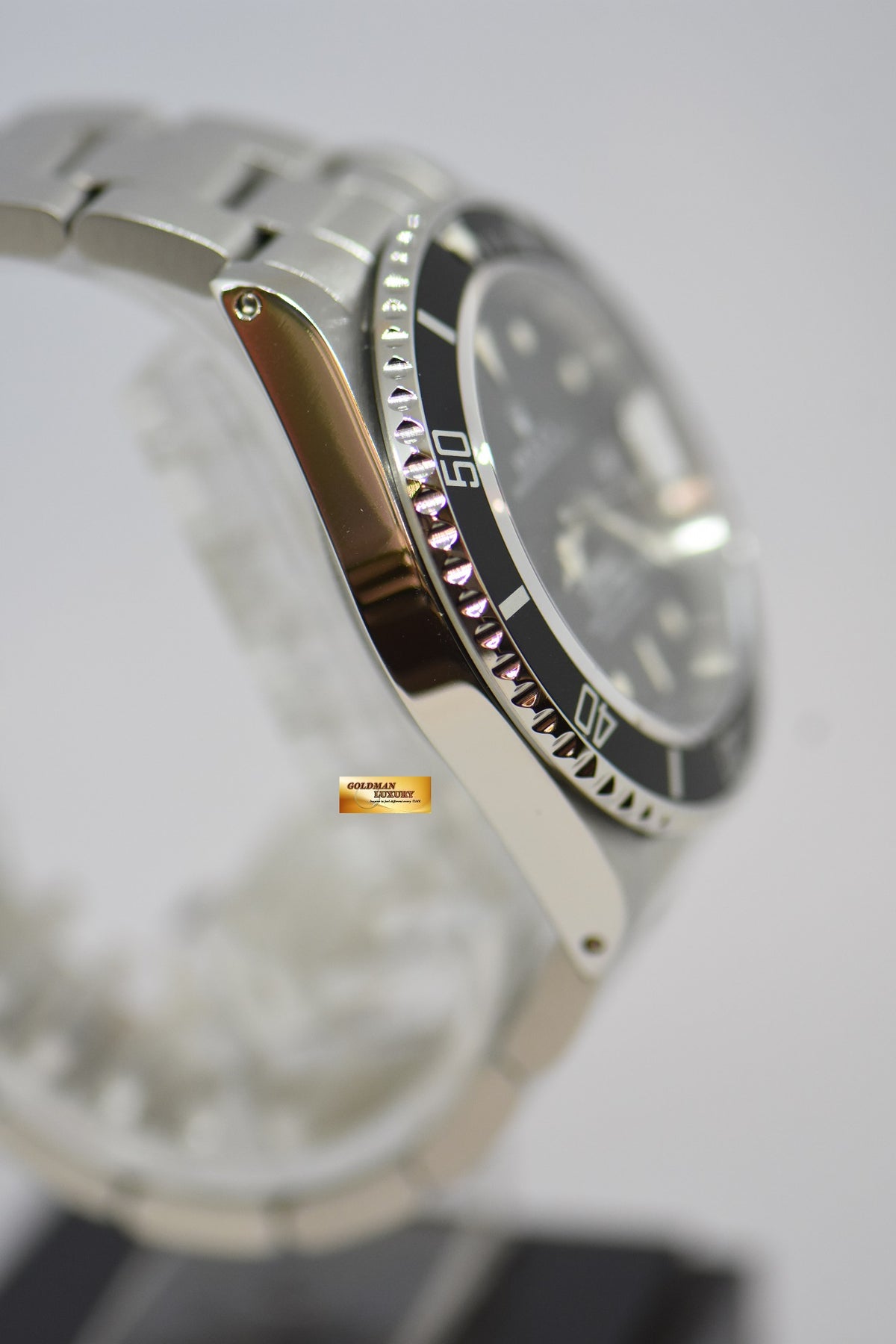 [SOLD] ROLEX OYSTER PERPETUAL SUBMARINER 40mm STEEL IN BRACELET TRITIUM DIAL BLACK 16610 (AGING CONDITION)