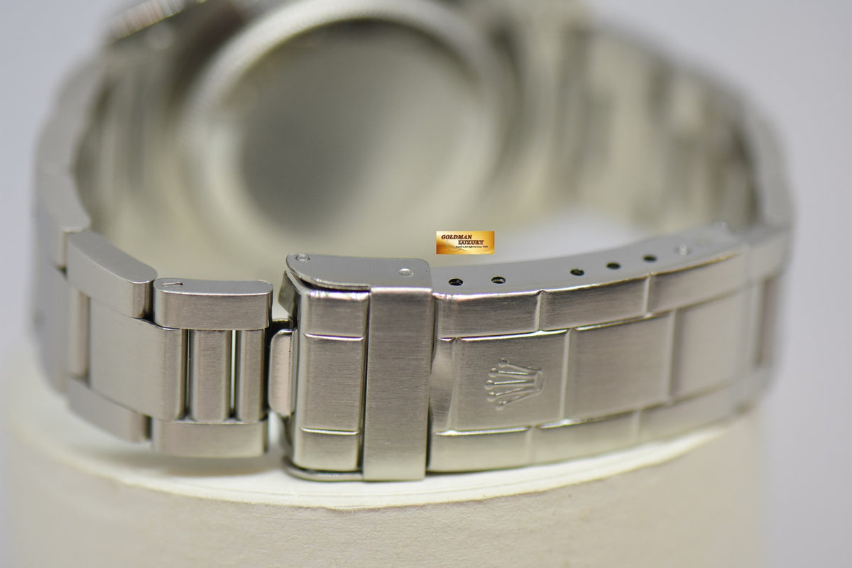 [SOLD] ROLEX OYSTER PERPETUAL SUBMARINER 40mm STEEL IN BRACELET TRITIUM DIAL BLACK 16610 (AGING CONDITION)