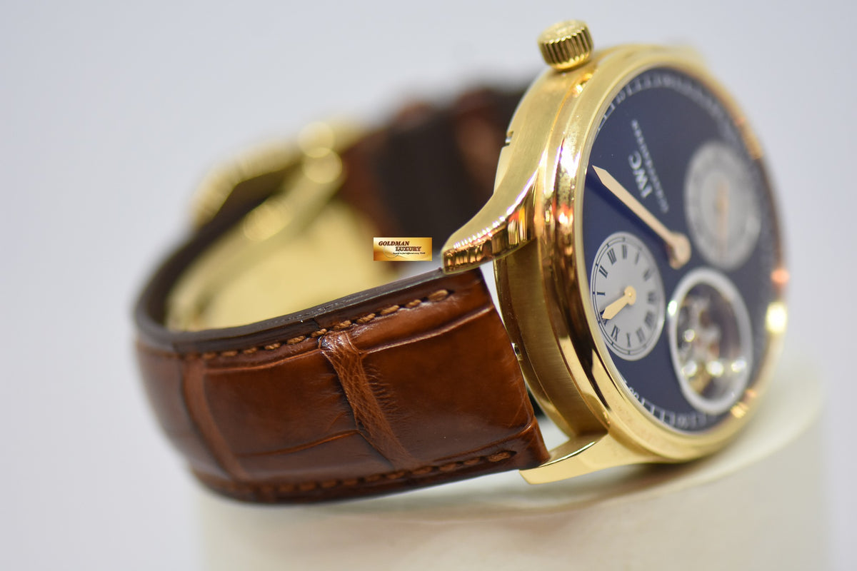 [SOLD] IWC PORTUGUESE TOURBILLION REGULATOR ROSE GOLD MANUAL WINDING IW5446-04 LIMITED EDITION OF 15PCS (MINT)