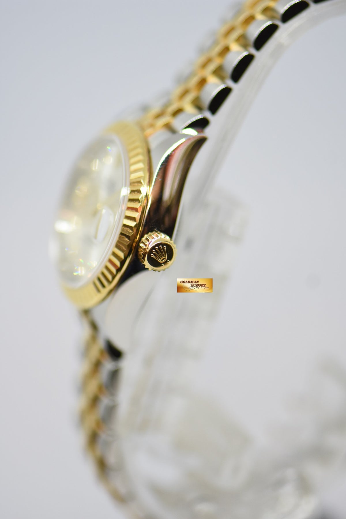 [SOLD] ROLEX OYSTER PERPETUAL DATEJUST 28mm DIAMOND STARS DIAL HALF GOLD IN JUBILEE BRACELET 279173 (LNIB)