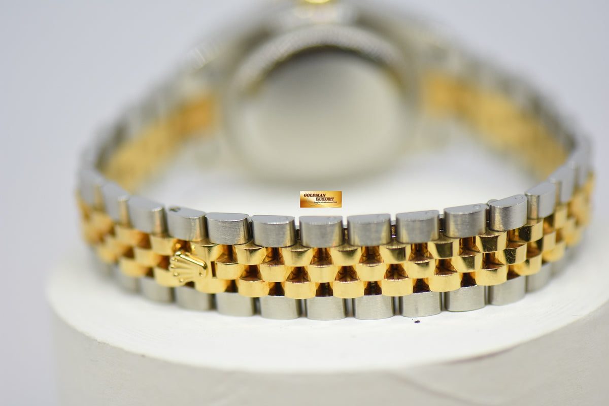 [SOLD] ROLEX OYSTER PERPETUAL DATEJUST 28mm DIAMOND STARS DIAL HALF GOLD IN JUBILEE BRACELET 279173 (LNIB)